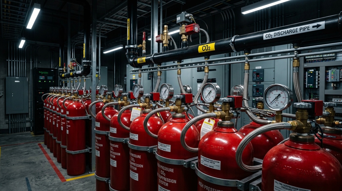 CO2 Fire Suppression Cylinders
