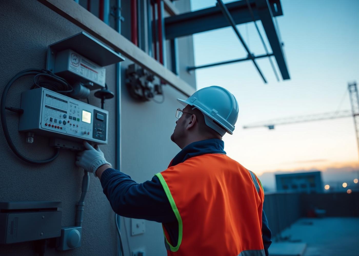 Vision Vigilant certified systems engineer at industrial control facility