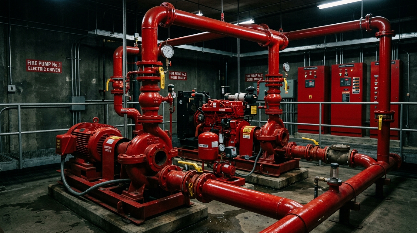 Fire Pump Sets — Electric, Diesel and Jockey