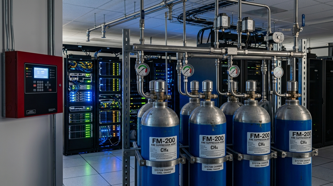FM-200 Clean Agent Fire Suppression