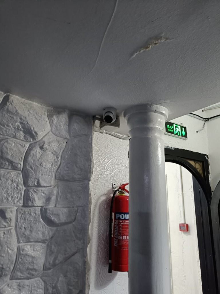 Emergency Fire Exit Door & Evacuation Route Camera